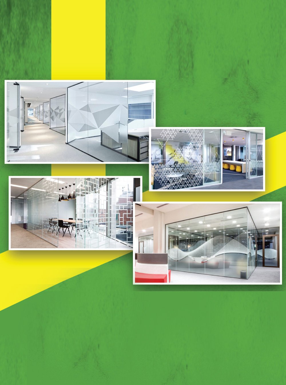 Frosted Glass Branding in Dubai – Custom Privacy Stickers for Offices by Magic Sign