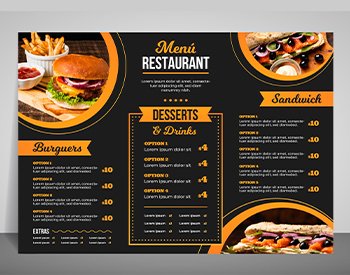 magic sign offset printing service - menu