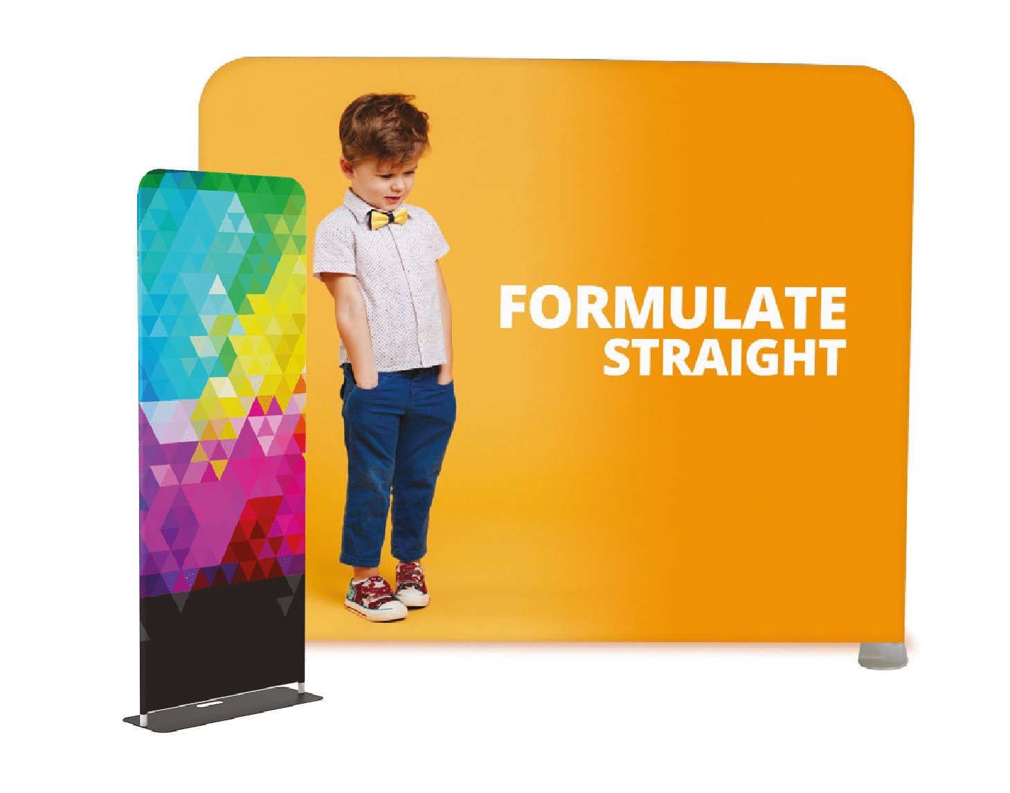 Fabric stand straight - Magic sign product