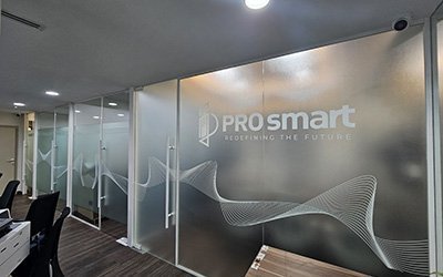Transforming Spaces: The Recent Frosted Sticker Project in Dubai at Latifa Tower, Downtown Dubai